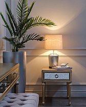 Кашпо серебряное