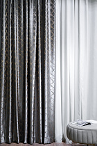 Портьера TRENTO 275х260см серая 3 (превью)