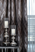 Портьера Каскада (Cascada) 275х260см серая