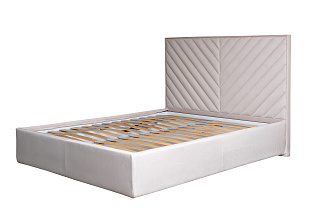 Дизайнерская кровать Milano Basic с подъемным механизмом бежевая