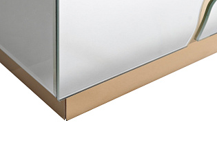 Столик журнальный зеркальный с золотым декором 3 (превью)