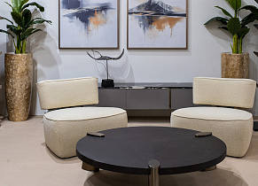 Кресло без подлокотников букле бежевое 9 (превью)