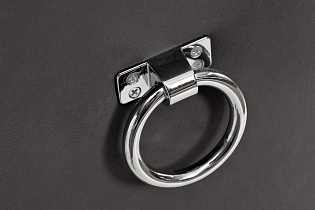 Стул велюровый серый с кольцом 5 (превью)