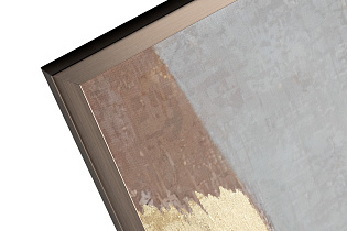 Холст "Золотое искусство-2" в багете латунь