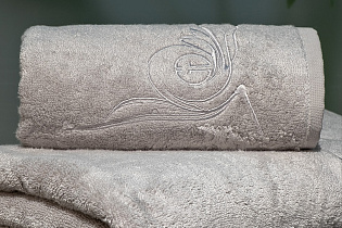Полотенце "Лирика" 50*90 серое