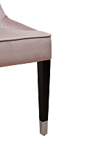Стул Элегантный(Elegante) велюровый жемчужно-серый