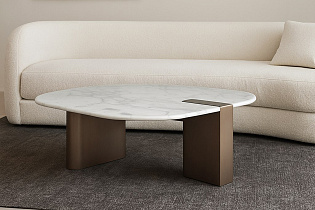 Стол журнальный Брендон (Brandon) мраморный 7 (превью)