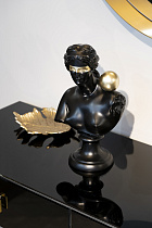 Статуэтка «Античный бюст» женский черный 3 (превью)