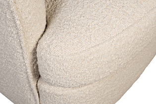 Кресло поворотное букле бежевое