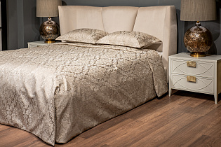 Кровать Siena велюровая бежевая 11 (превью)