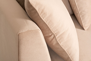 Диван Roberto трехместный раскладной бежевый