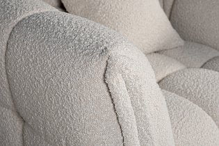 Кресло Prato букле белое