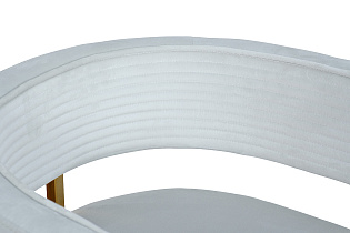 Стул велюровый светло-серый/золото 4 (превью)