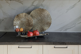 Декор настенный металлический "Wood" золотой