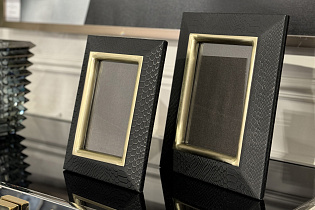 Фоторамка декоративная кожаная