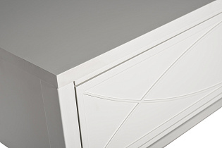 Консоль с ящиком бежевая