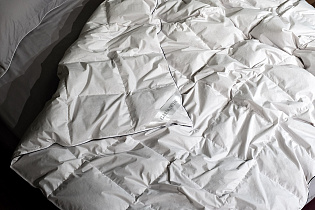 Одеяло «Омега» 200х220см 100% серый гусиный пух 6 (превью)