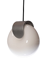 Светильник подвесной матовое стекло/серебро