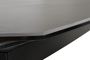 Стол обеденный раскладной керамический черный 5 (превью)