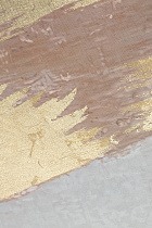 Холст "Золотое искусство-2" в багете латунь