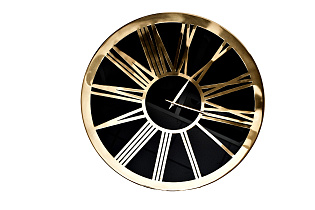 Часы настенные черные/золото 1 (превью)