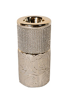 Подсвечник керамический золотистый со стразами 1 (превью)