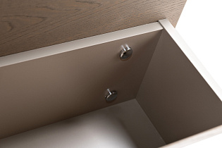 Тумба под телевизор "Закруглённый" (Smooth) шпон ясеня