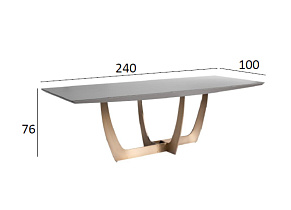 Стол обеденный Спейс (Space) прямоугольный