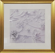 Постер "Лютики" в золотом багете