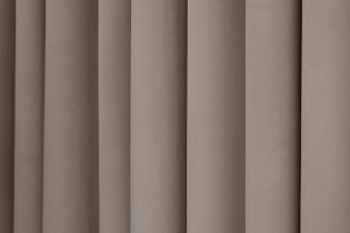 Портьера Silky на подкладе 275х260см бежевая