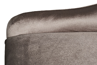 Кресло офисное серое велюровое/хром 5 (превью)