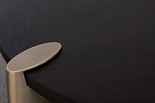 Стол журнальный низкий Конг (Kong) темный орех