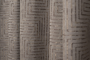 Портьера Глянец (Gloss) 275х260см бежевая