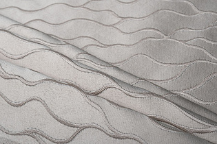 Ткань портьерная АЖУР (MESH) бежевая