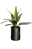 Кашпо напольное матовый никель