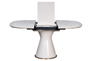 Стол обеденный раздвижной белый 3 (превью)