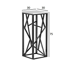 Столик журнальный высокий со стеклом 3 (превью)