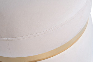 Пуф велюровый кремовый 2 (превью)