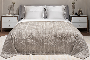 Покрывало Амбиция серое (Ambition ser) 260*260 со стежкой