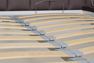 Кровать Odry с подъемным механизмом и бельевым ящиком лилово-серая 5 (превью)