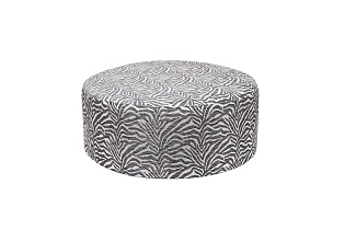 Пуф круглый Мурано(Murano) жаккард бежевый