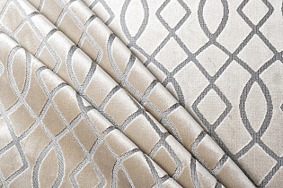 Ткань портьерная/мебельная МЭЛОДИ (MELODY)бежевая