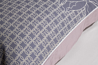 Комплект из 2х наволочек "Пионы" 50х70см розовый