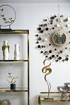 Статуэтка "Лебедь" цвет шампань