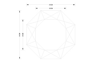 Зеркало с объемной зеркальной рамой 3 (превью)