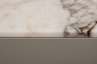 Тумба под телевизор с мраморной столешницей серая 7 (превью)