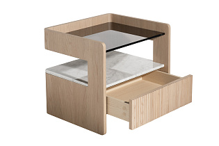 Тумбочка с ящиком светлая 3 (превью)