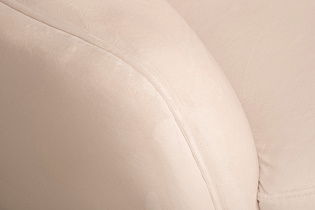 Диван двухместный велюровый бежевый 4 (превью)