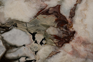 Стол журнальный мраморный/темный шпон 6 (превью)