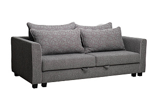 Диван Марко(Marco) трехместный раскладной серый
